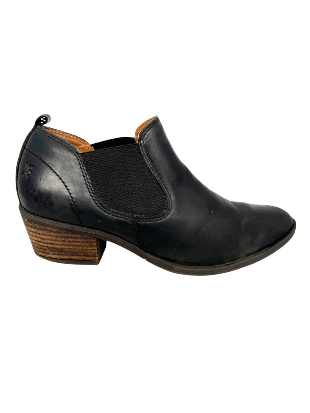Josef Seibel Daphne 17 Black Leather Ankle Boots Size 39 EU 8 US